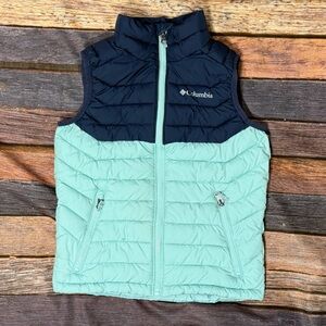 Columbia Puffer Vest Zip Up Kids Youth Coat Jacket Outerwear Zip Up